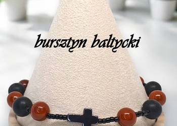 Bransoletka różaniec, dziesiątka różańca, BURSZTYN bałtycki #1006 Bransoletka różaniec, dziesiątka różańca, BURSZTYN bałtycki #1006