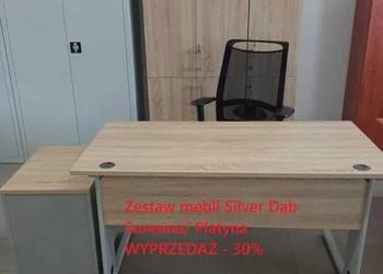 BIURKO, KONTENER SZAFA-DĄB SONOMA- WYPRZEDAŻ EKSPOZYCJI