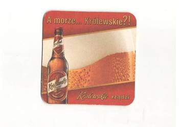 Królewskie - podstawka do piwa. Nr. 3.