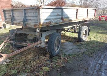 Przyczepa d47 zarejestrowana ubezpieczona wywrotka trzy strony wywrot kiper
