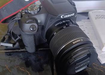 Canon 2000D z akcesoriami jak nowy