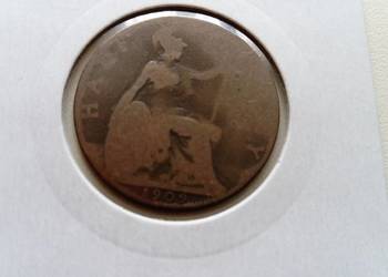 Moneta 1/2 penca 1909 r.