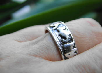 Solidny Pierścionek/obrączka srebro 925