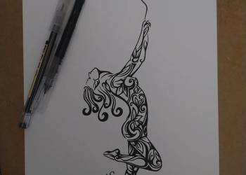 Rysunek: serce - cienk - blok t. A4 250 g/m2