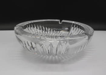 Stara Kryształowa Popielnica PRL / Lausitzer Glas – Ciężki Kryształ Vintage