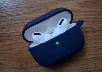 Oryginalne słuchawki AirPods Pro 1 wraz z case + etui ochronne