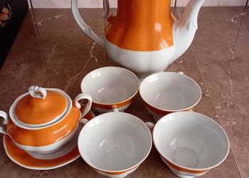 Porcelanowy serwis kawowy vintage Karolina