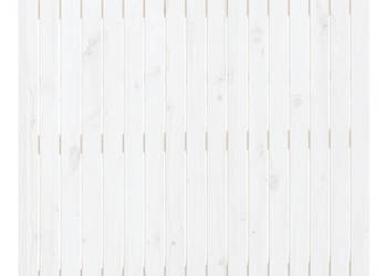 Wezgłowie łóżka białe 108x3x90 cm lite drewno sosnowe WM-824874