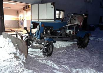 Traktor SAM 126p, żuk (pług śnieżny/łańcuchy)