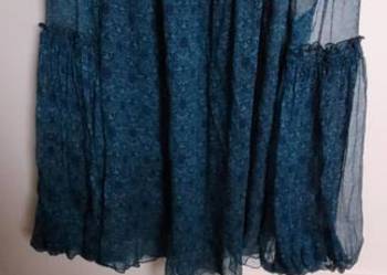 Bluzka z bufiastymi rękawami Look Book 100% jedwab