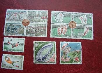 Monako 1963 MNH Mi. 744/55 Sport Piłka nożna