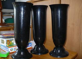 Gazony - wazony czarne 5 sztuk