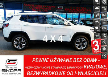 Jeep Compass ACC+El.Klapa 3Lata GWARANCJA I-wł Kraj Bezwypad 4x4 170KM LIM…
