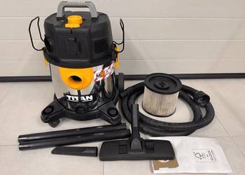 Odkurzacz przemysłowy 1400W Titan 20L otrząsanie Sucho i Mokro TTB922VAC-M