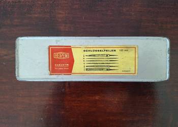 Zestaw pilników precyzyjnych HEIREM 100mm - Vintage Germany - 6 szt