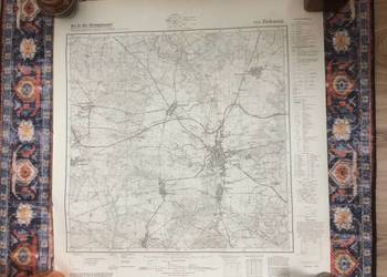 ( 1222. ) SULĘCIN - Niemiecka Mapa