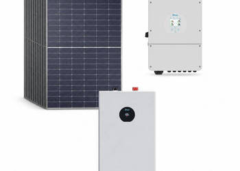 Zestaw fotowoltaiczny hybrydowy 12 kWp - falownik DEYE SG02LP1 1