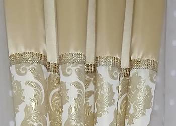 Zasłony złote 2 sztuki