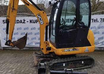 JCB 8018 CTS 2015r 3 łyżki Cat komatsu new holland