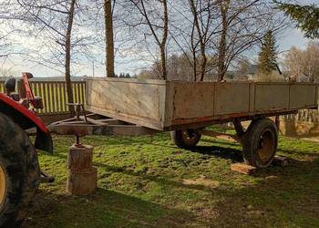 Przyczepa jednoosiowa masywna mocna