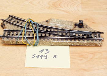 Marklin zwrotnica elektryczna 5119 skala H0   13