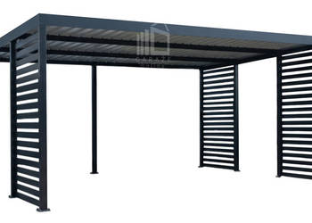 CarPort PREMIUM - wiata samochodowa 6x5,5 dodatkowa zabudowa ID1179