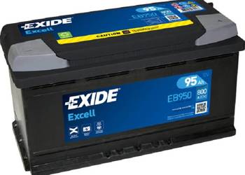 Akumulator 95Ah 800A Exide Excell EB950 EN PRAWY PLUS DARMOWY DOWÓZ
