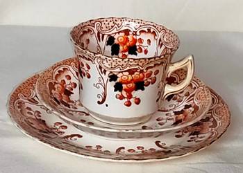 Filiżanka stara angielska Derby STANLEY Trio