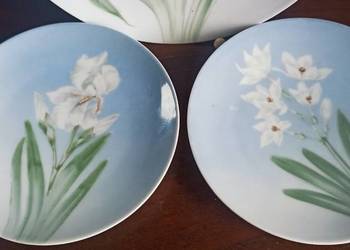 Talerz, Rosenthal. Sevres. Białe kwiaty.  Syg. Thomas. Bavar