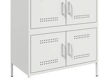 Szafka biała 68x39x79 cm stal WM-842957