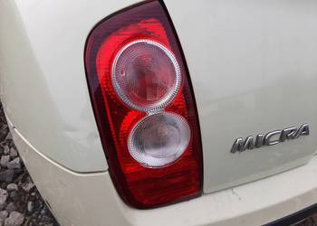 LAMPA TYLNA TYŁ LEWA NISSAN MICRA K12 HB 3D 03+