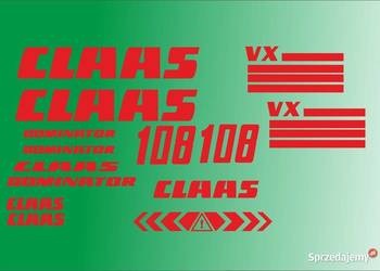 naklejki claas 108 vx