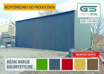 Garaż Blaszany /Wiata Blaszana / Magazyn / Blaszany/ Hala – GRZYWSTAL