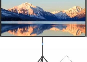 Ekran projekcyjny 16:9 Visulapex 80 184 cm x 107 cm używany