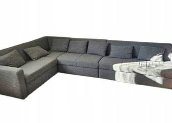 Duży narożnik wypoczynkowy z poduchami - dostawa możliwa