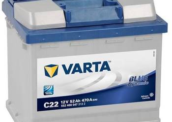 Akumulator 52Ah 470A EN VARTA Blue Dynamic C22