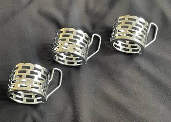 PRL stare koszyczki szklanek i gratisy