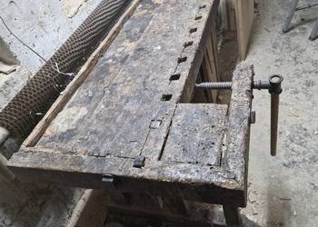 Stara strugnica stolarska do renowacji , stół warsztatowy