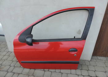 DRZWI LEWY PRZÓD PRZEDNIE PEUGEOT 206 HB 5D KKN