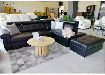 PRODUCENT! Nowoczesny narożnik ATLANTA 280x190 + pufa