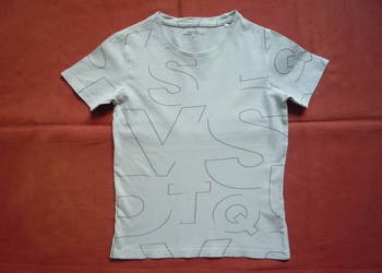 Reserved 122/128 Koszulka Szara T-shirt Cotton Organic