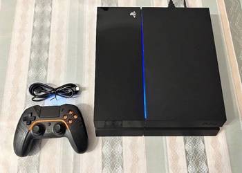 Zadbana Konsola PS4 500GB • Cicha po serwisie • niski soft 11.52 • Nowy Pad