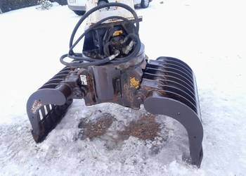 Kinshofer D15 na 2 siłownikach chwytak hydrauliczny obrotowy sortując 650kg