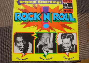 WINYL LP.; ROCK 'N' ROLL--F. DOMINO, CH.BERRY , LEE LEWIS. ; FONTANA.