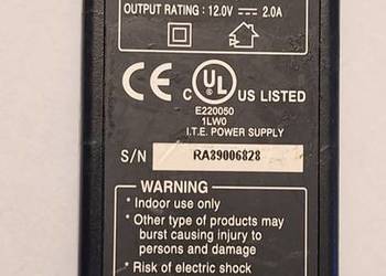 Zasilacz AC Power Adaptor SR858 z kablem zasilającym