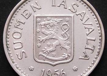 Finlandia 100 markkaa  marek - 1956 - SREBRO