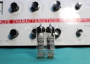 E80CC SQ Mullard parametryczna para lamp elektronowych (NOS)