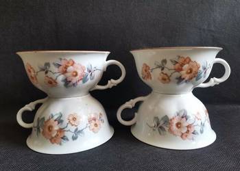 Stara przedwojenna porcelana Giesche filiżanka 4 sztuki