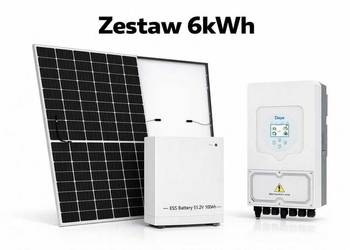 Zestaw budżetowy 6kWh LV (panele, inwerter 1 faza, magazyn 5.12 kWh)