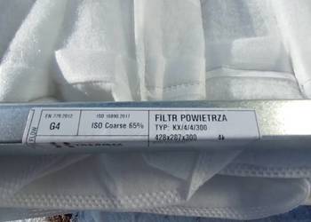 Filtry klimatyzacji przemysłowej 492x592x50 - 490x592x47 - 428x287x300